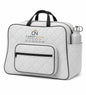 Premium Quilted Backpack-Light Grey