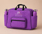 Premium Quilted Backpack-Royal Purple