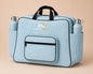 Premium Quilted Backpack-Ice Blue